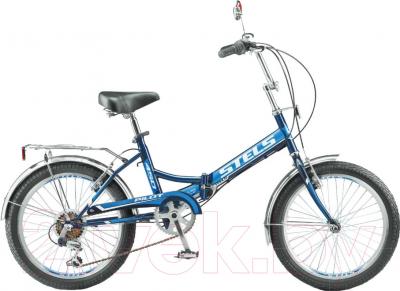 Велосипед STELS Pilot 450 2016 (черный/синий)