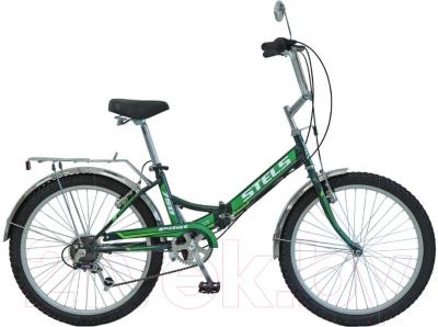 Велосипед STELS Pilot 750 2016 (черный/зеленый)
