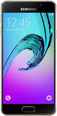 Смартфон Samsung Galaxy A3 2016 / A310F/DS (золото)