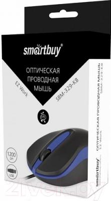Мышь SmartBuy 329 / SBM-329-KB (черный/синий)