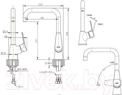 Смеситель Bravat Eco F7111147C