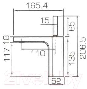 Смеситель Bravat Spring F179113C