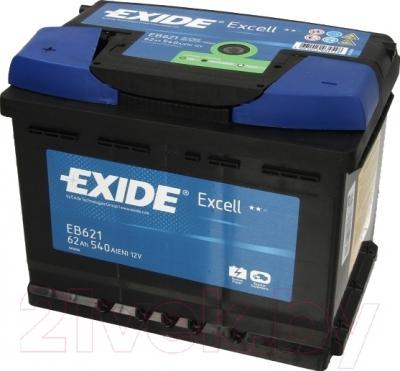 Автомобильный аккумулятор Exide Excell EB621 (62 А/ч)