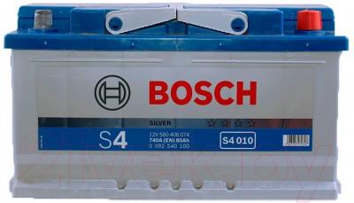 Автомобильный аккумулятор Bosch S4 010 580406074 / 0092S40100 (80 А/ч)