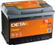 Автомобильный аккумулятор Deta Power DB740 (74 А/ч) - 
