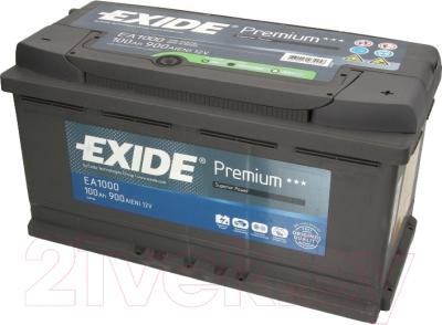 Автомобильный аккумулятор Exide Premium EA1000 (100 А/ч)