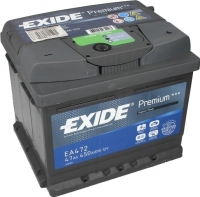 Автомобильный аккумулятор Exide Premium EA472 (47 А/ч) - 