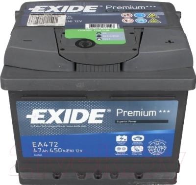 Автомобильный аккумулятор Exide Premium EA472 (47 А/ч)