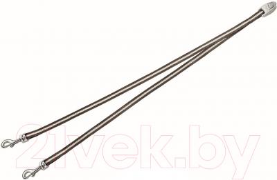 Сворка Flexi Vario Duo Belt FLX405 (S, коричневый)