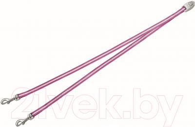 Сворка Flexi Vario Duo Belt FLX401 (S, розовый)