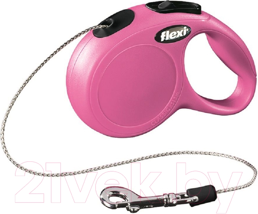 Поводок-рулетка Flexi New Classic FLX445 (XS, розовый)