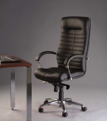 Кресло офисное Nowy Styl Orion Steel Chrome (Eco-45) - Фото другой расцветки в интерьере 