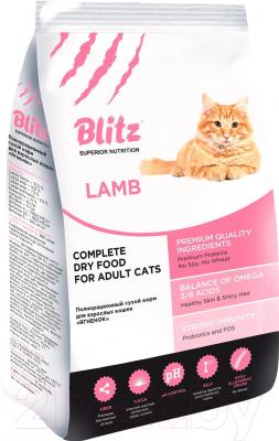 Сухой корм для кошек Blitz Pets Adult Cats Lamb (10кг)