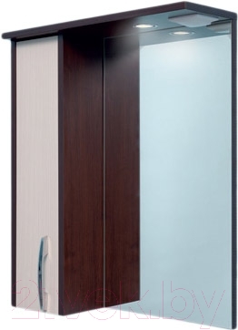 Шкаф с зеркалом для ванной АВН Hit 60 / 19.2.21-01