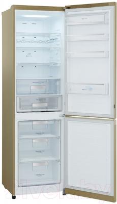 Холодильник с морозильником LG GA-B489SGKZ