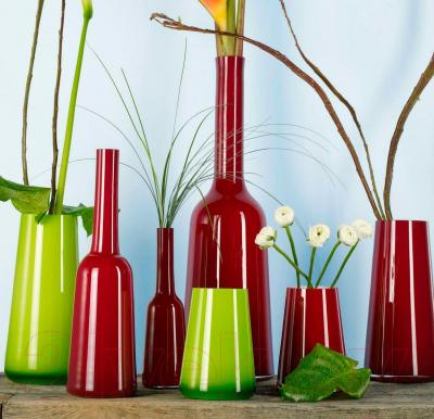 Ваза Villeroy & Boch Mini-Vases Numa (сочный лайм) - вид в интерьере