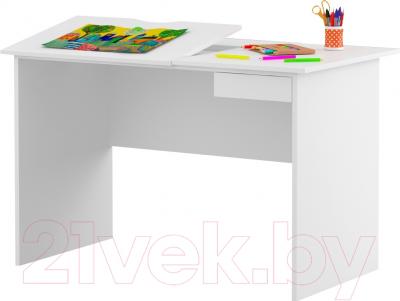 Стол детский Meblik Max 424 Desk 12 (левый, белый)