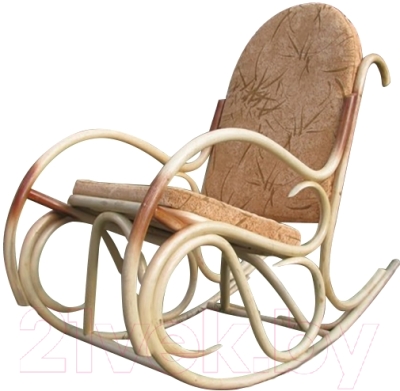 Кресло-качалка Черниговская  фабрика лозовых изделий Олимп (натуральный, с подушкой)