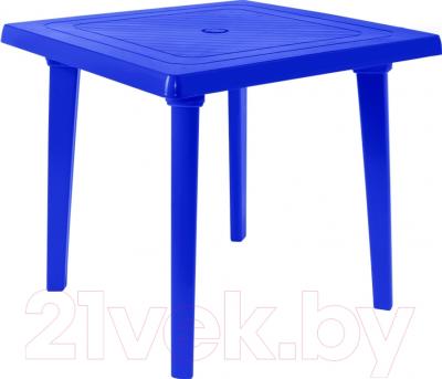 Стол пластиковый Алеана Квадратный 80x80 / 100012 (темно-синий)