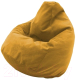 Бескаркасное кресло Flagman Груша Макси Г2.5-35 (желтый) - 