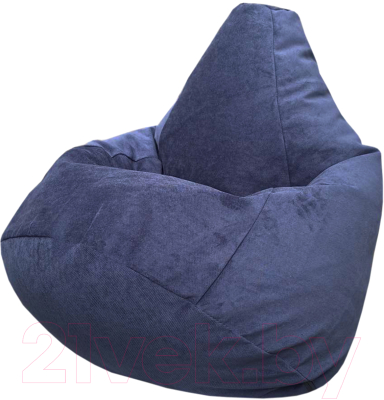 Бескаркасное кресло Flagman Груша Макси Г2.5-37 (темно-синий)