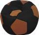 Бескаркасное кресло Flagman Мяч Стандарт М1.3-1607 (черный/коричневый) - 