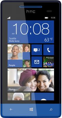 Смартфон HTC Windows Phone 8S Blue - общий вид