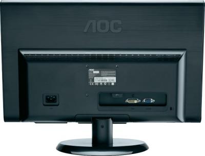 Монитор AOC E2450SWDAK - вид сзади