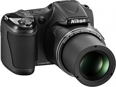 Компактный фотоаппарат Nikon Coolpix L820 Black - общий вид