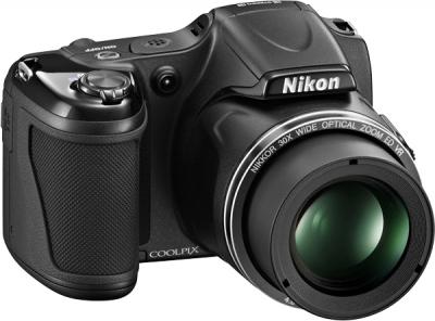 Компактный фотоаппарат Nikon Coolpix L820 Black - общий вид