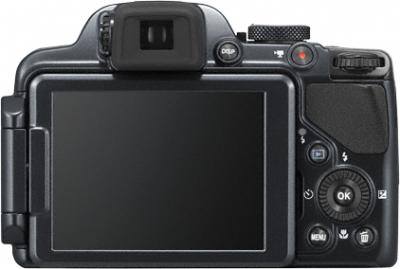 Компактный фотоаппарат Nikon Coolpix P520 Silver - вид сзади