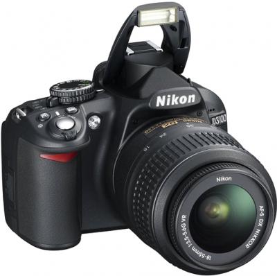 Зеркальный фотоаппарат Nikon D3100 Kit 18-55mm VR + 55-200mm VR - общий вид