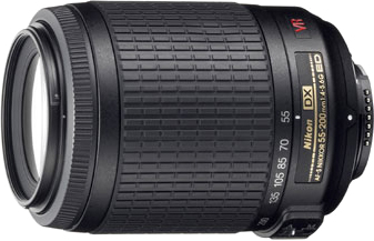 Зеркальный фотоаппарат Nikon D3100 Kit 18-55mm VR + 55-200mm VR - 55-200mm f/4-5.6 AF-S VR DX Zoom-Nikkor 