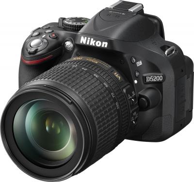 Зеркальный фотоаппарат Nikon D5200 Kit  (18-105mm VR) - общий вид