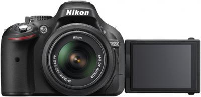 Зеркальный фотоаппарат Nikon D5200 Kit (18-55mm VR, черный) - общий вид