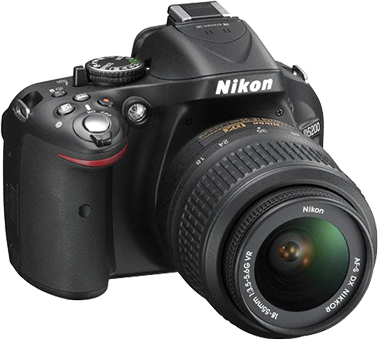 Зеркальный фотоаппарат Nikon D5200 Kit (18-55mm VR, черный) - общий вид