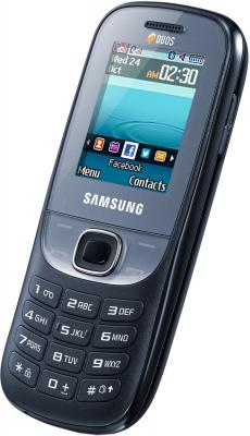 Мобильный телефон Samsung E2202 Black (GT-E2202 ZKASER) - общий вид