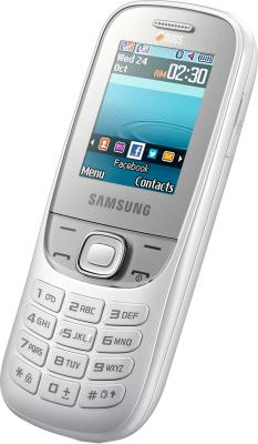 Мобильный телефон Samsung E2202 White (GT-E2202 ZWASER) - общий вид