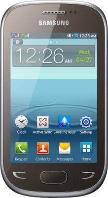 Мобильный телефон Samsung Rex 90 / S5292 (коричнево-золотой) - общий вид