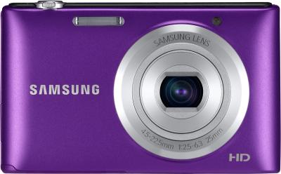 Компактный фотоаппарат Samsung ST72 Plum (EC-ST72ZZBPLRU) - вид спереди