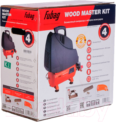 Воздушный компрессор Fubag Wood Master Kit OL195/6 (8213790KOA611)