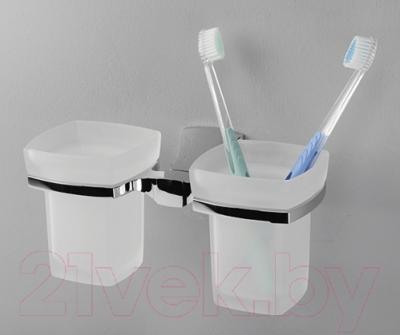 Набор стаканов для зубной щетки и пасты Wasserkraft Wern K-2528D