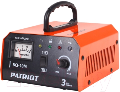 

Зарядное устройство для аккумулятора PATRIOT, BCI-10M