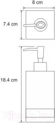 Дозатор для жидкого мыла Wasserkraft Inn K-4399