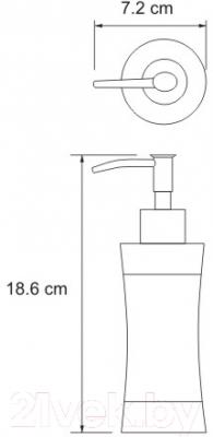Дозатор для жидкого мыла Wasserkraft Wern K-7599