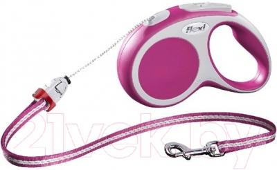 Поводок-рулетка Flexi Vario FLX360 (M, розовый)