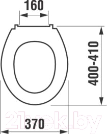 Сиденье для унитаза Jika Lyra 925153000631