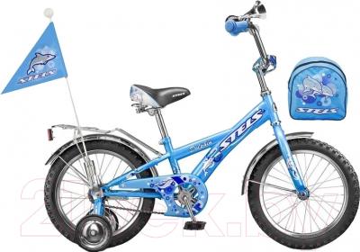 Детский велосипед STELS Dolphin 2016 (16, белый/синий)