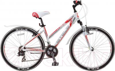 Велосипед STELS Miss 6100 V 2016 (15, белый/серый/красный)
