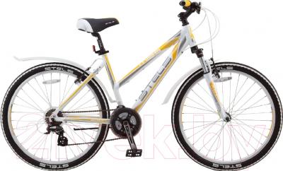 Велосипед STELS Miss 6300 V 2016 (19, белый/серый/желтый)